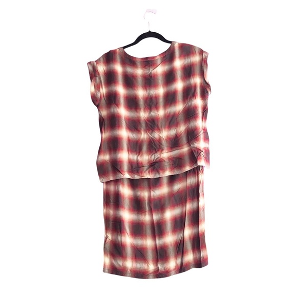 All Saints Henry Check Plaid Tie Dress Classic Holidays Punk Rock Style - Picture 3 of 7
